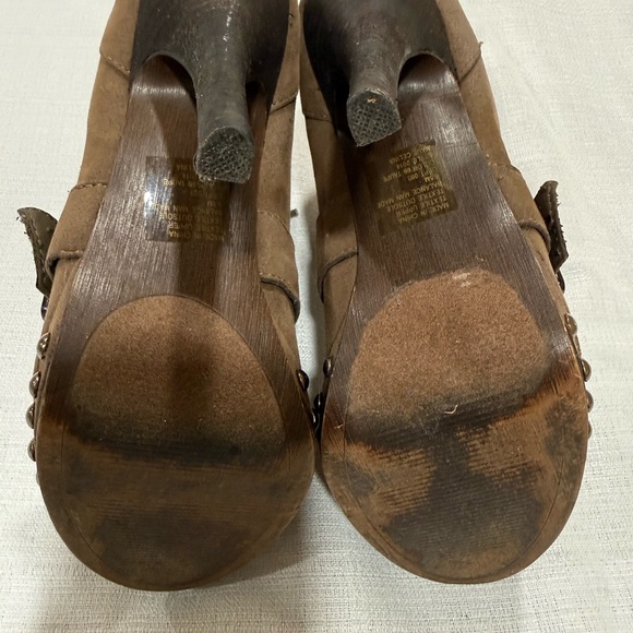 Bakers Brown Ankle Boots with Studded Details - Picture 4 of 4